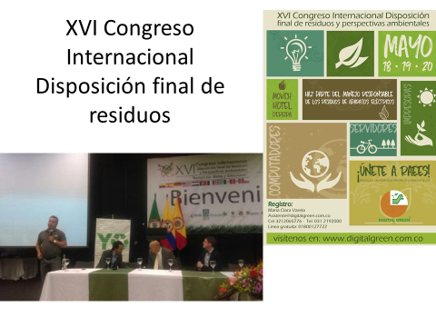 XVI Congreso Internacional Disposición Final De Residuos